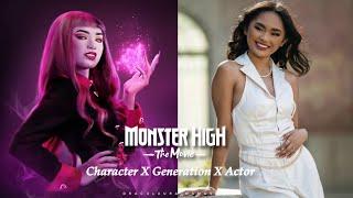 Monster High The Movie - Character and Actor versus Generation
