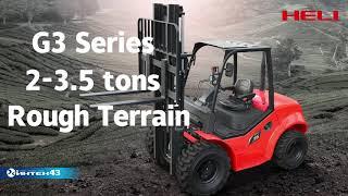 HELI G3 Series Rough Terrain Forklift. Дилер Heli -  Интек43