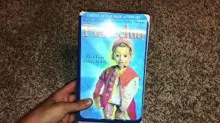 The Adventures Of Pinocchio 1996 VHS 2 Copies