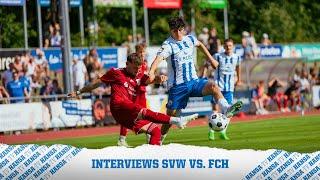 Interviews nach dem Spiel gegen SV Waren 09  Testspiel