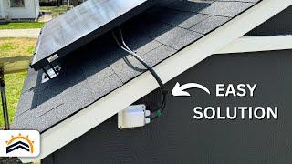 How To Bring Solar Cables Into A Shed Garage Or Barn