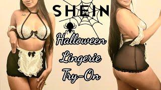 SHEIN Halloween Lingerie Try On Haul