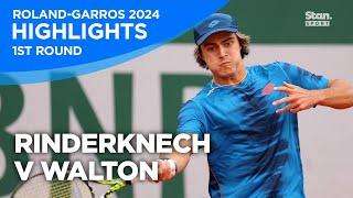 Arthur Rinderknech v Adam Walton Highlights  1st Round  Roland Garros 2024