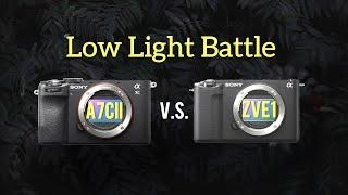 A7Cii has better low light performance than ZVE1?