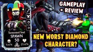 MK Mobile Spawn Gameplay and Review. He is SHOCKINGLY BAD What a Shame...