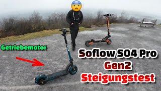 Endlich im Steigungstest  Soflow S04 Pro Gen 2