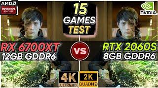 RX 6700 XT vs RTX 2060 SUPER  15 Games Test  How Big Difference  4k  2k