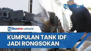 Video Militan Palestina BERBURU Tank dan Tentara Israel di Gaza Zionis Terbakar Hidup-hidup