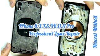 IPhone 8 X XS XR 11 Pro Back Glass Replacement Newest Laser Method