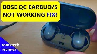 How To Fix Bose QuietComfort Earbud Not Working