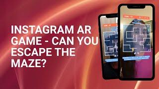 Instagram AR Game Escape the Maze Spark AR Insta Game where you have to escape the maze. #AR