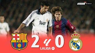 Barcelona 2 x 0 Real Madrid Rivaldo x Figo ● La Liga 0001 Extended Goals & Highlights HD