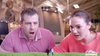 Married giant couple found new pets in grass store