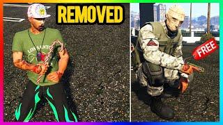 GTA 5 Online - WEAPONS Has Been REMOVED - How To UNLOCK WM29 Gun & Candy Cane FREE GTA V Update