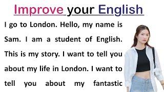 I go to London Part 1  How to Learn English  Improve Your English  Learn English Speaking