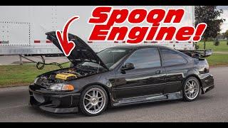HOW IVE BUILT THE FAST AND FURIOUS HEIST CIVIC  feat **SPOON ENGINES**