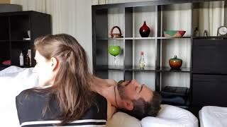 Ashiatsu Barefoot Massage  Head Neck Shoulders Arms Face TMJ