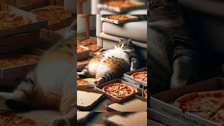 Pizza Kralı  #cat #cute