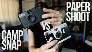 Camp Snap -vs- Paper Shoot  Digital Disposable Camera Face Off