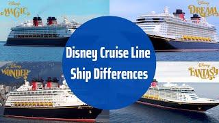 Differences Between the Disney Cruise Line Ships  Magic Wonder Dream and Fantasy  DCL Tips