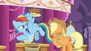 Rainbow Dash Farts in Applejacks Face funny stinky
