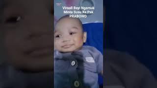 #shorts bayi minta susu ke Prabowo