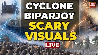 Cyclone Biparjoy LIVE Updates High Tide Hits Marine Drive Security Agencies Alert Against Cyclone