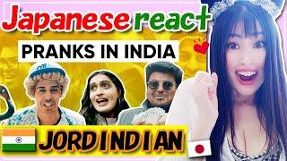 Japanese reacts Pranks In India  Why Pranks Dont Work In India  Jordindian