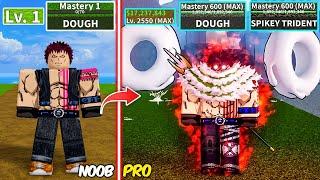 Beating Blox Fruits as Charlotte Katakuri Lvl 0 to Max Lvl Full Human v4 Noob to Pro in Blox Fruit