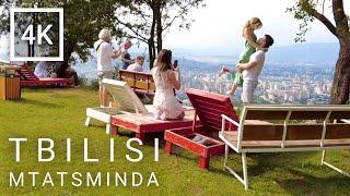 Mtatsminda Park Walking Tour - Tbilisi  მთაწმინდის პარკის ტური 4K