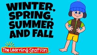 Winter Spring Summer and Fall  Seasons Song  Kids Songs by The Learning Station