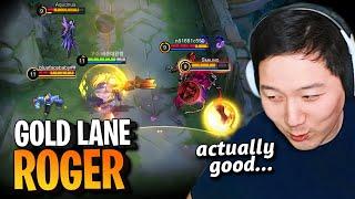 Tier1 Gold laner Roger? I tried MPL Pro players most pick  Mobile Legends Roger