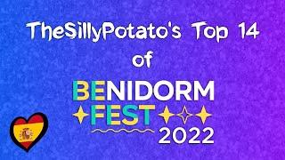  Benidorm Fest 2022 My Top 14 with comments