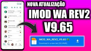  SAIU NOVA ATUALIZAÇÃO IMOD WA REV2 V9.65 EM PORTUGUÊS JUNHO 2023 