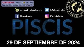 Horóscopo Diario - Piscis - 29 de Septiembre de 2024.