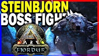 ARK FJORDUR STEINBJORN - Arks Toughest Bear? Giant Golem Bear Boss Location And Preview