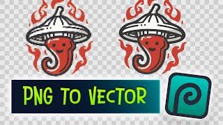 How To Convert PNG to Vector SVG for Free using Photopea
