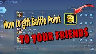 how to gift Battle point to ur friends in #mlbb  #mobilelegends #ml