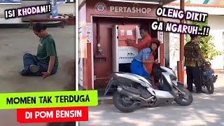 Oleng Dikit Ga Ngaruh.. Deretan Momen Tak Terduga Di Pom Bensin