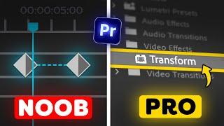 Easiest Way To Make SAVAGE Transitions Premiere Pro Tutorial