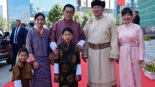 Royal Family Of Bhutan With President Of Mongolia & His First Lady  King & Queen of Bhutan Bhutan