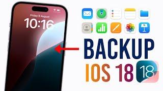 How To Backup iPhone Data iOS 18  3 Ways to Back Up Your iOS 18 Phone Security  Backup iOS 18 