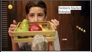ASMR • Farmers Market Roleplay•Whispering•Tapping 