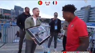 IShowSpeed Gets Gifted Ronaldo’s Signature Cleats During Uefa Euro 2024 