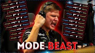 S1MPLE В РЕЖИМЕ ЗВЕРЯ   СИМПЛ ХАЙЛАЙТЫ КС ГО