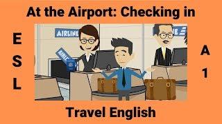 How to Check in at the Airport in English  Travel English to Check in at the Airport