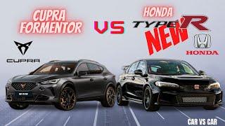 Cupra Formentor 2020 vs NEW Honda Civic TYPE R 2023 Video & Specs Comparison