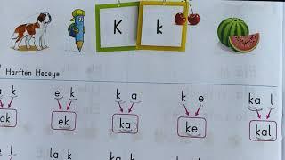 k harfini öğreniyorum  k sesi öğretimi  k sesi hece birleştirme çalışmaları 1.Sınıf