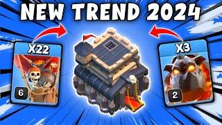 TH9 Lavaloon Attack Strategy  Best Lavaloon Attack Th9 Clash of Clans