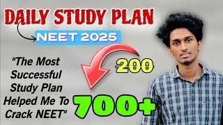 Watch This Before Starting 2025 NEET PreparationUltimate Daily Study Plan14 Hrs Study Completed